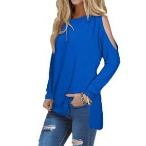 Leo Rosi Women'S Cold Shoulder Miranda Top S-2X